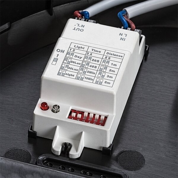 Rabalux 77234 - Външно таванно осветително тяло WELRO 1xE27/9W/230V IP65 Ø 30 см черно