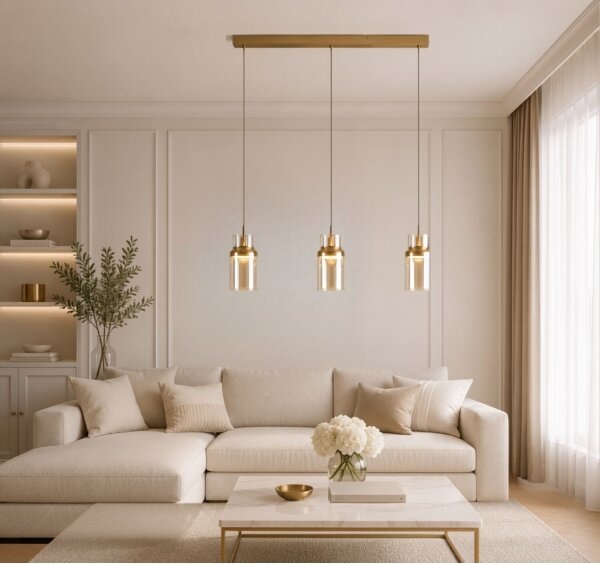 Rabalux 72036 - LED полилей на кабел ZAYEN LED/27W/230V 3000K златен