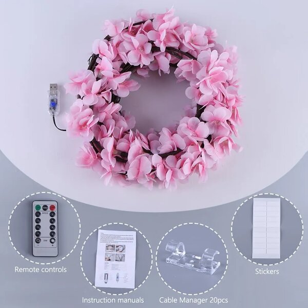 Floravine™ стенно осветление с цветя - 144 Led