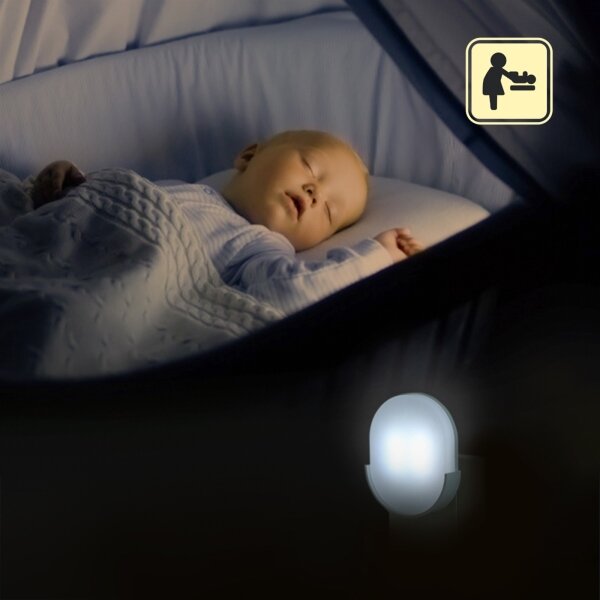 Aigostar - LED Нощна лампа със сензор LED/1W/230V овален