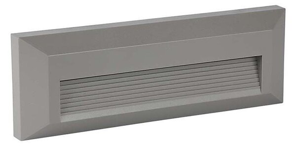 LED Екстериорна лампа за стълбище LED/3W/230V 4000K IP65 сива