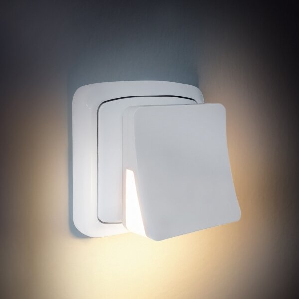 Solight WL911 - LED Контакт с ориентировъчна светлина със сензор LED/0,5W/230V