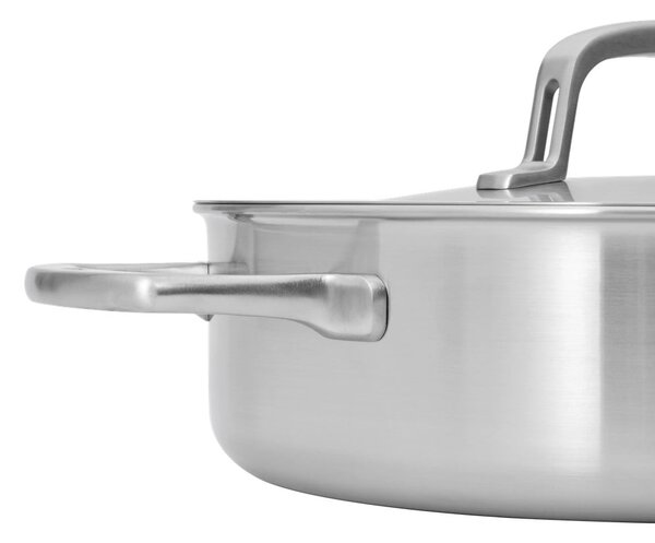 Тиган с капак от неръждаема стомана ø 28 cm tegame Lucca 3.0 – FABINI