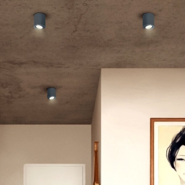 Brilagi - LED RGBW димируемо точково осветително тяло MIA 1xGU10/4,8W/230V 84x80 мм антрацит