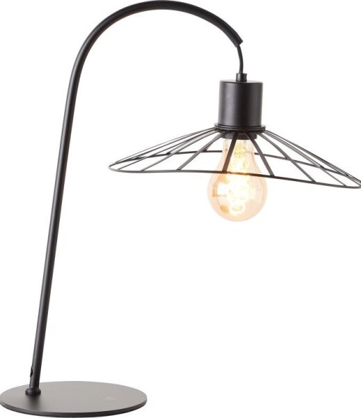 Brilliant - Настолна лампа LEIKA 1xE27/52W/230V черен