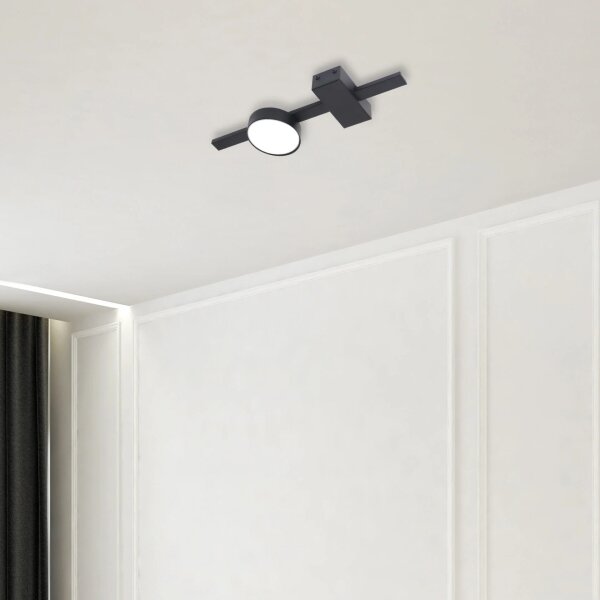 LED Плафониера JOY 1xGX53/6W/230V черен
