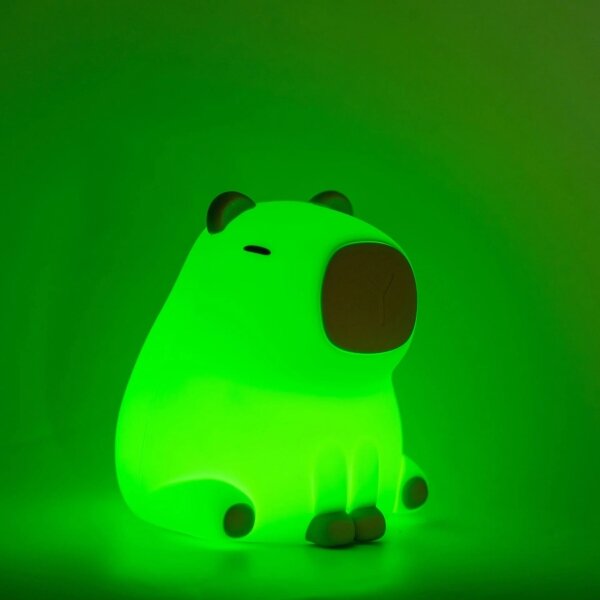 LED RGBW Димируем детски лампа LED/1W/5V USB 1200 mAh капибара