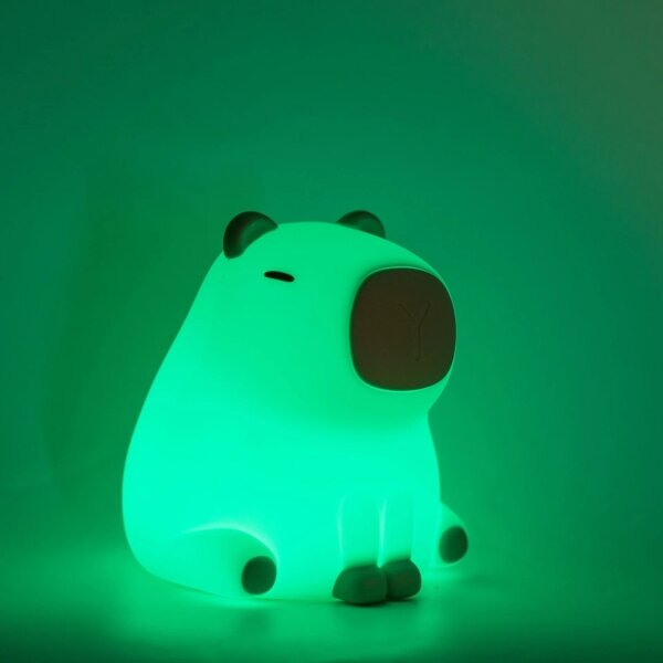 LED RGBW Димируем детски лампа LED/1W/5V USB 1200 mAh капибара