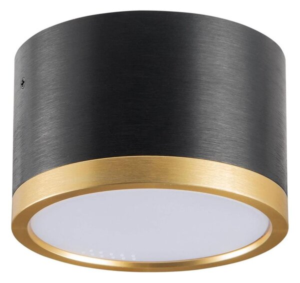 LED Плафониера MIRELLA 1xGX53/6W/230V черен/златист