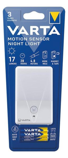 Varta 16624101421 - LED Лампа за ориентация със сензор NIGHT LIGHT LED/3xAAA