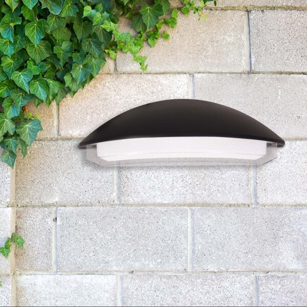 LED външно стенено осветително тяло ALABAMA LED/12W/230V IP54 черно