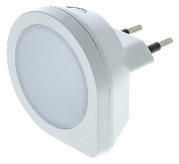 Retlux - LED Контакт с ориентировъчна светлина със сензор LED/0,4W/230V 3000K бял