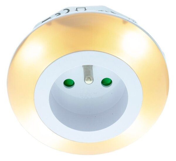Retlux - LED Лампа за ориентация със сензор за здрач и контакт LED/0,6W/230V