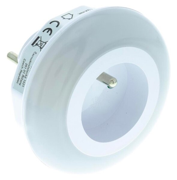 Retlux - LED Лампа за ориентация със сензор за здрач и контакт LED/0,6W/230V