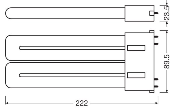 LED Флуоресцентна тръба 2G10/20W/230V 3000K - Osram