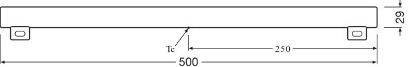 LED Флуоресцентна тръба S14s/6W/230V 2700K 50 см - Osram