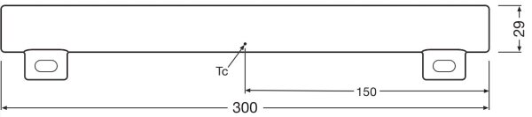 LED Димируем флуоресцентен тръба S14s/3W/230V 2700K 30 см CRI 90 - Osram