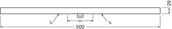 LED Флуоресцентна тръба S14d/6W/230V 2700K 50 см - Osram