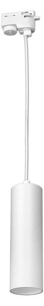 Висящ полилей за релсова система PIPE 1xGU10/25W/230V бял
