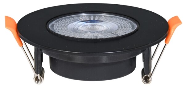 Ecolite LED-YL201/7W/CCT/CR - LED Лампа за окачен таван ZITA LED/3/5/7W/230V черен