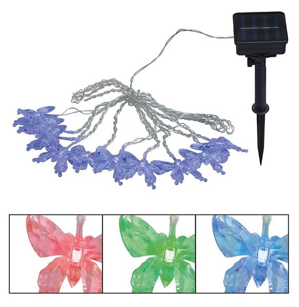 Globo 33706-10 - LED RGB Декоративни лампички 10xLED/0,06W/3,2V IP44