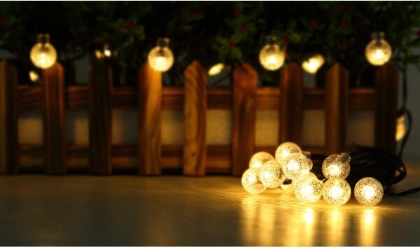 Globo 36802-20 - LED Соларна верига 20xLED/0,06W/3,2V 285 см IP44