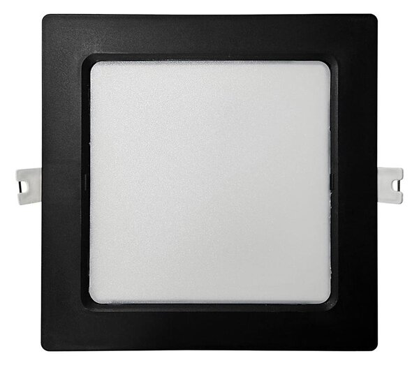 LED Лампа за окачен таван SQUARE LED/12W/230V 4000K 17x17 см черен