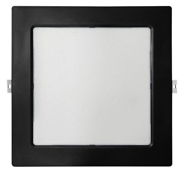 LED Лампа за окачен таван SQUARE LED/18W/230V 4000K 22x22 см черен