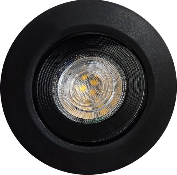 LED Спот за вграждане LED/5W/230V 4200K Ø 9,3 см черен
