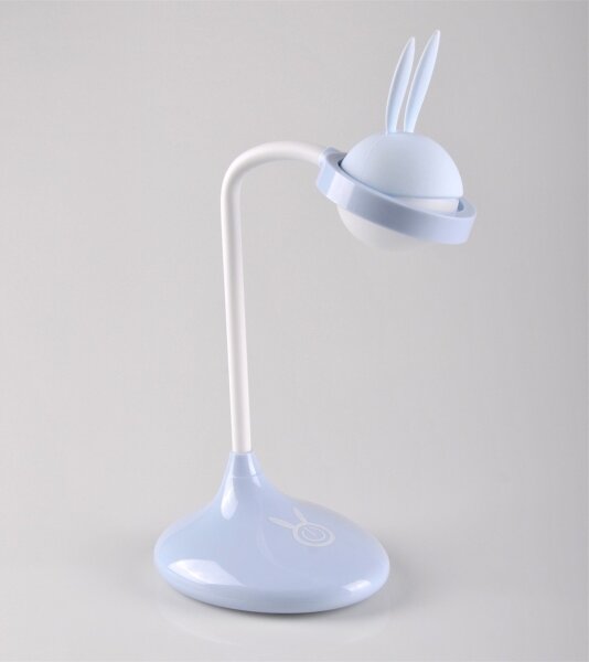 LED Детска сензорна лампа RABBIT LED/0,4W/5V 3000/6500K синя + USB