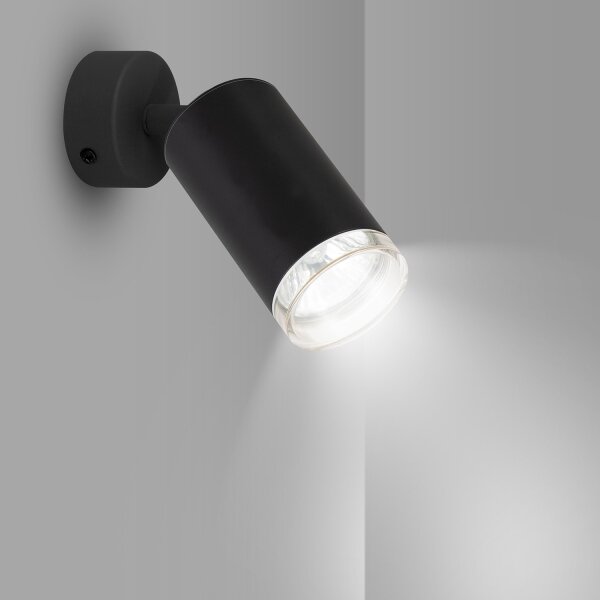 Brilagi - Спот за баня SELE 1xGU10/30W/230V IP44 черен