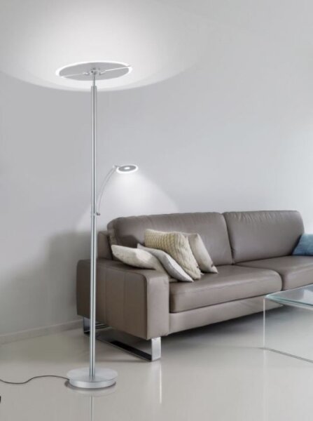 Paul Neuhaus 673-55- LED димируема подова лампа ARTUR 2xLED/21W/230V+LED/6W