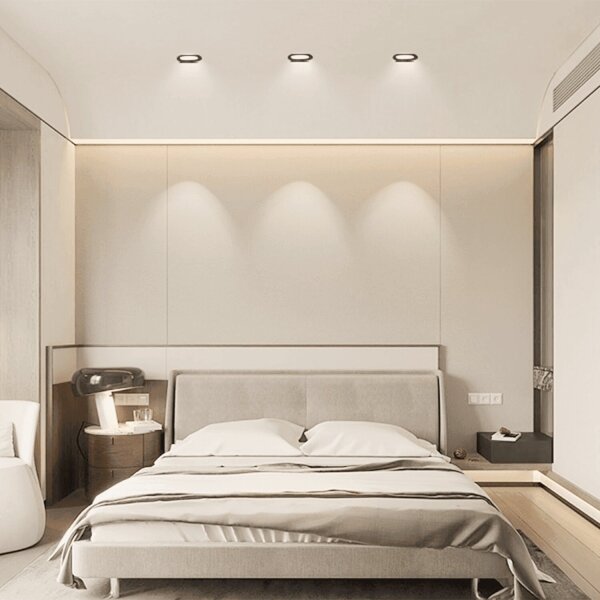 Aigostar-К-кт 3x LED Екстериорна лампа за вграждане LED/4,8W/230V 4000K IP65 черен