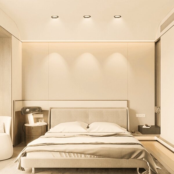 Aigostar-К-кт 3x LED Екстериорна лампа за вграждане LED/4,8W/230V 3000K IP65 черен