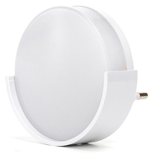 Aigostar - LED Нощна лампа със сензор за здрач LED/1W/230V 6500K кръгла
