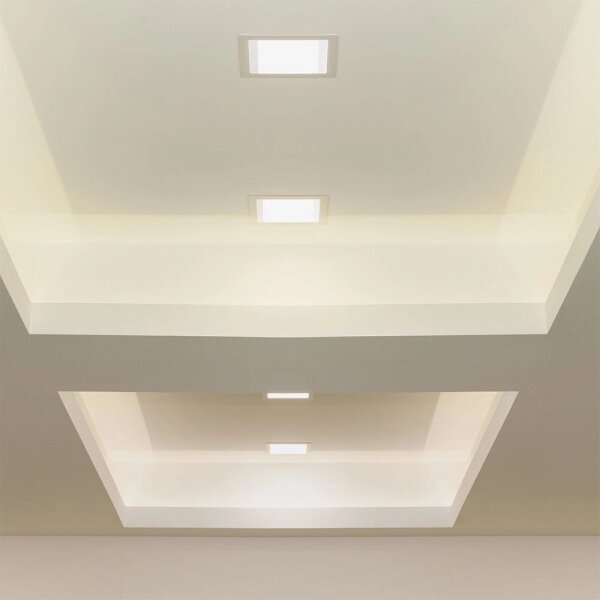 LED Лампа за окачен таван SAMSUNG CHIP LED/3W/230V 4000K 9x9 см бял