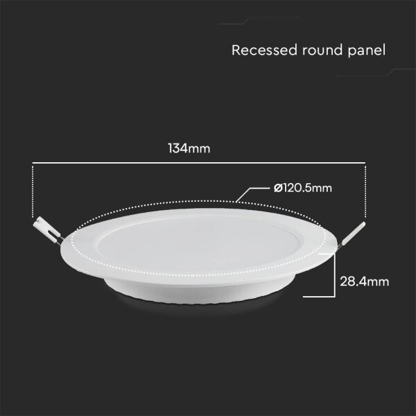 LED Лампа за окачен таван SAMSUNG CHIP LED/6W/230V 3000K Ø 12 см бял