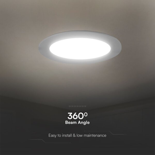 LED Лампа за окачен таван SAMSUNG CHIP LED/6W/230V 3000K Ø 12 см бял