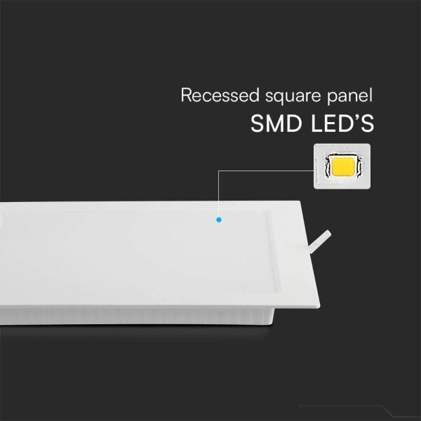 LED Лампа за окачен таван SAMSUNG CHIP LED/3W/230V 4000K 9x9 см бял