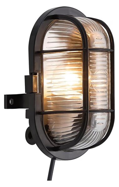 Nordlux - Екстериорен аплик SKOTLAMPE 1xE27/60W/230V IP44 черен