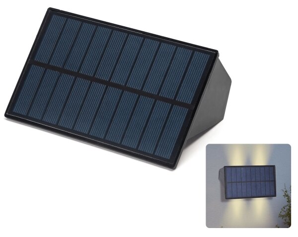 Aigostar - LED Соларен аплик LED/4W/5,5V 2700K IP44