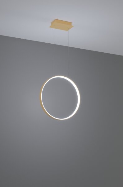Thoro TH.221 - LED Пендел RIO LED/30W/230V CRI95 4000K Ø 55 cm златист