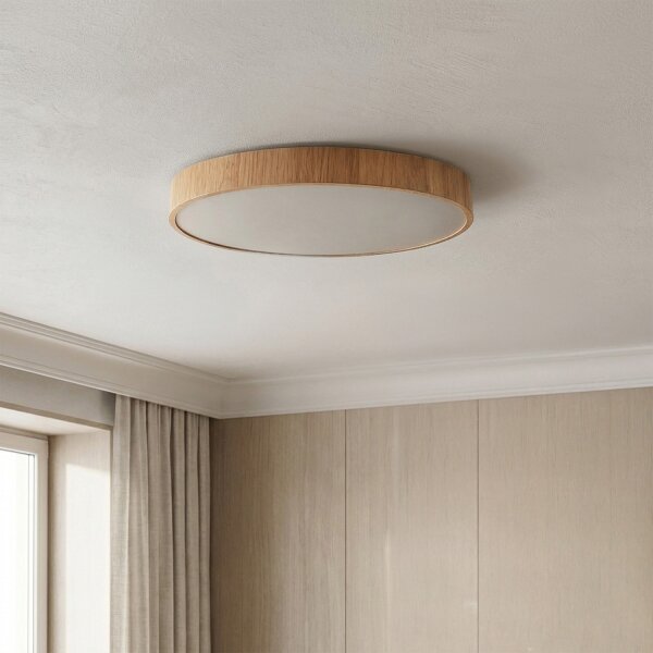 Brilagi - LED таванно осветително тяло POOL LED/48W/230V 3000/4000/6000K, диаметър 40 см, дървесен декор