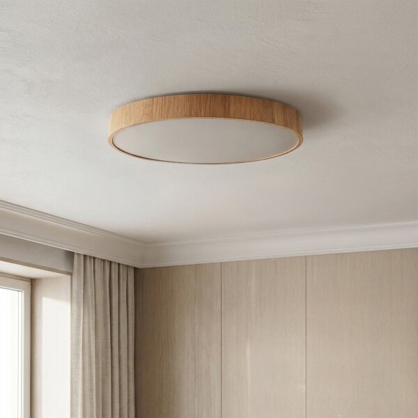 Brilagi - LED плафон POOL LED/36W/230V 3000/4000/6000K диам. 30 см дървесен декор
