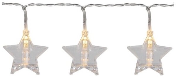 Eglo 411108 - LED гирлянд CLIPPY 10xLED 2,1m топло бяло