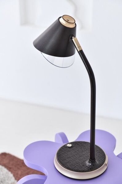 Immax 08972L - LED Димируема настолна лампа FINCH LED/9W/12/230V сив/хром