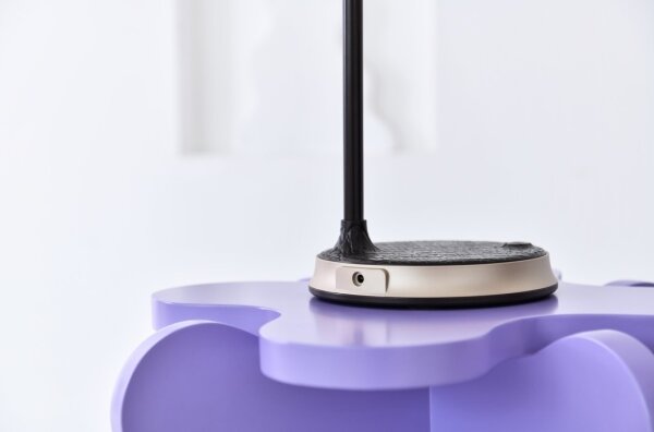 Immax 08971L - LED Димируема настолна лампа FINCH LED/9W/12/230V кафяв/златист