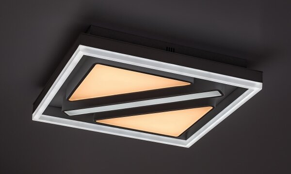 Rabalux 71111 - Димируемо таванно LED осветително тяло GREMIN LED/73W/230V + дистанционно управление