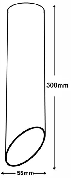 Таванна лампа VALDA 1xGU10/60W/230V черна