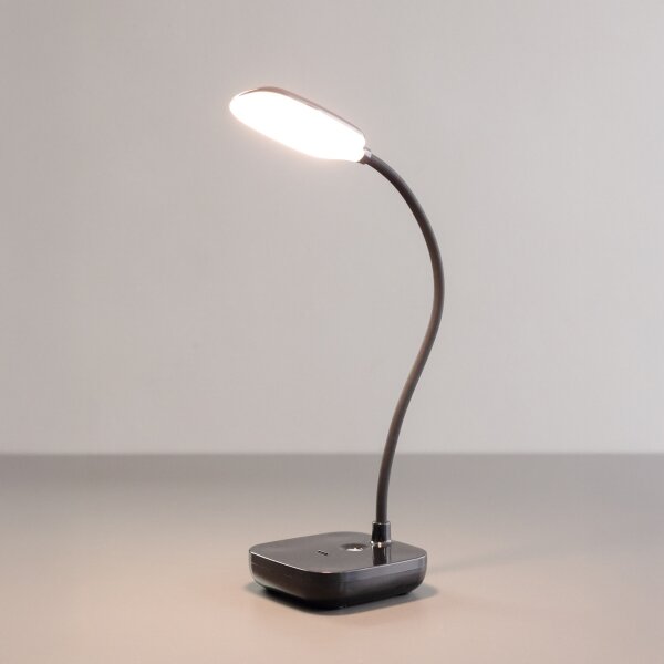 Zuma Line 1961-BK-LED Акумулаторен настолна лампа LED/7W/1200mAh 3000/4500/6000K черен